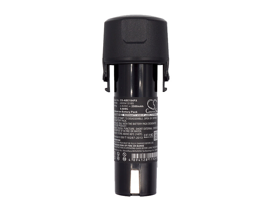 Replacement Battery for AEG 413184 – Power Tools – 2500mAh / 9.00Wh / 3.6V