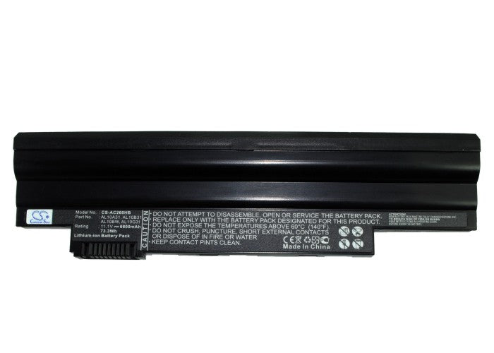 Replacement Battery for Packard Bell Dot S E2 SPT – Notebook, Laptop – 6600mAh / 11.1V