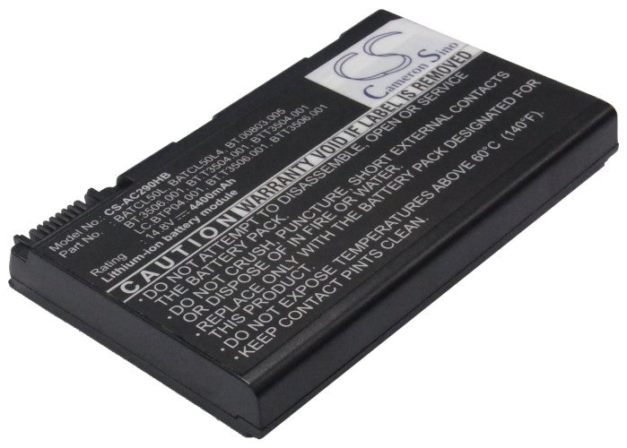 Replacement Battery for Acer Aspire 9010 – Notebook, Laptop – 4400mAh / 14.8V
