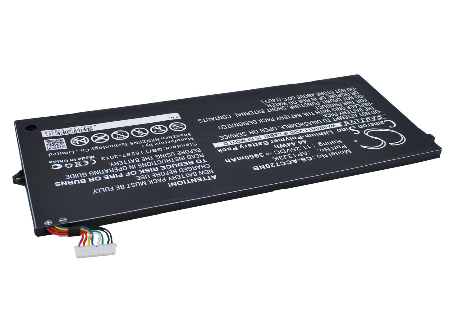 Replacement Battery for Acer Chromebook 11 C720 – Notebook, Laptop – 3950mAh / 44.44Wh / 11.25V