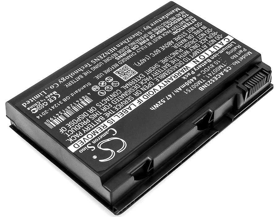 Replacement Battery for Acer Extensa 5120 – Notebook, Laptop – 4400mAh / 47.52Wh / 10.8V