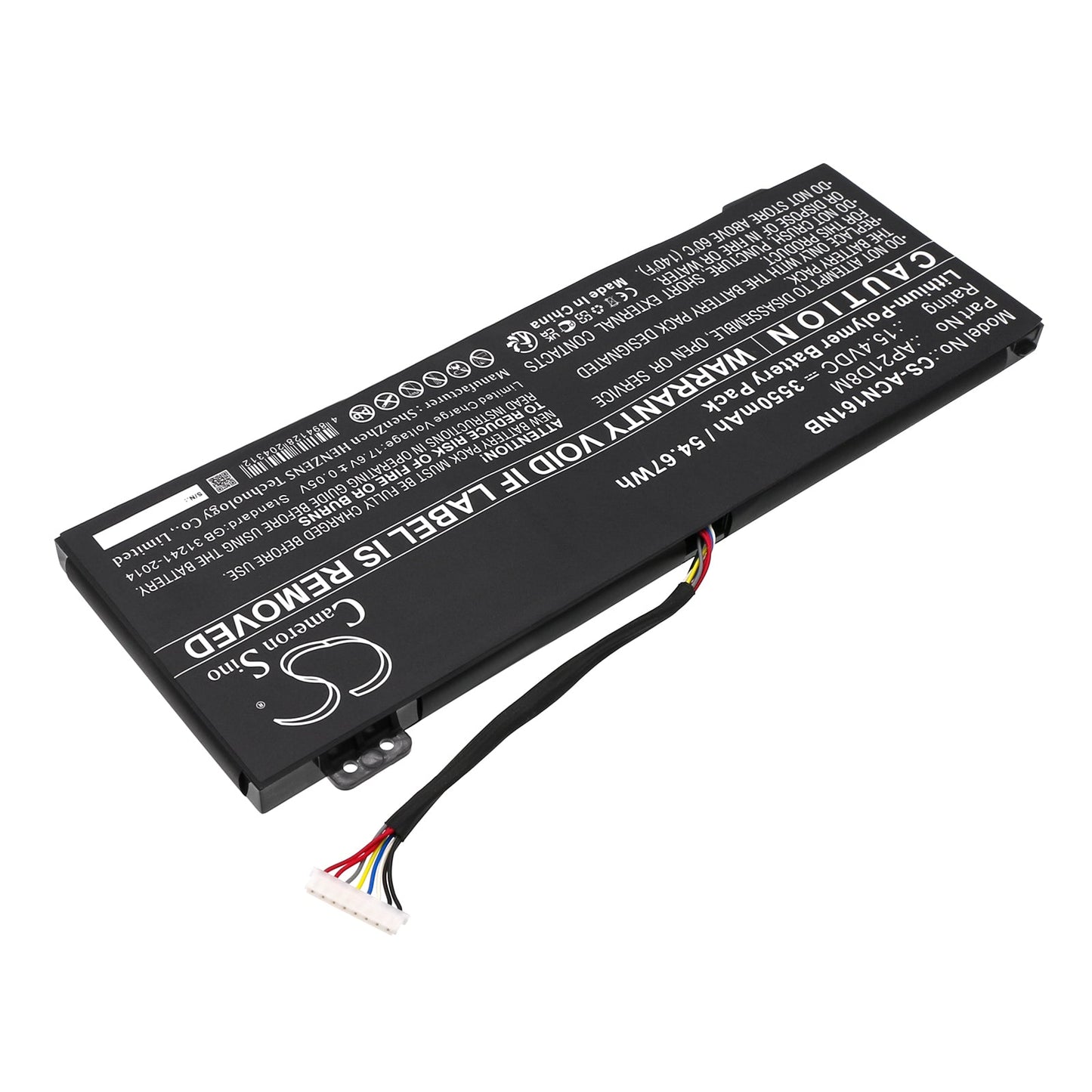 Replacement Battery for Acer AN515-47 – Notebook, Laptop – 3550mAh / 54.67Wh / 15.4V