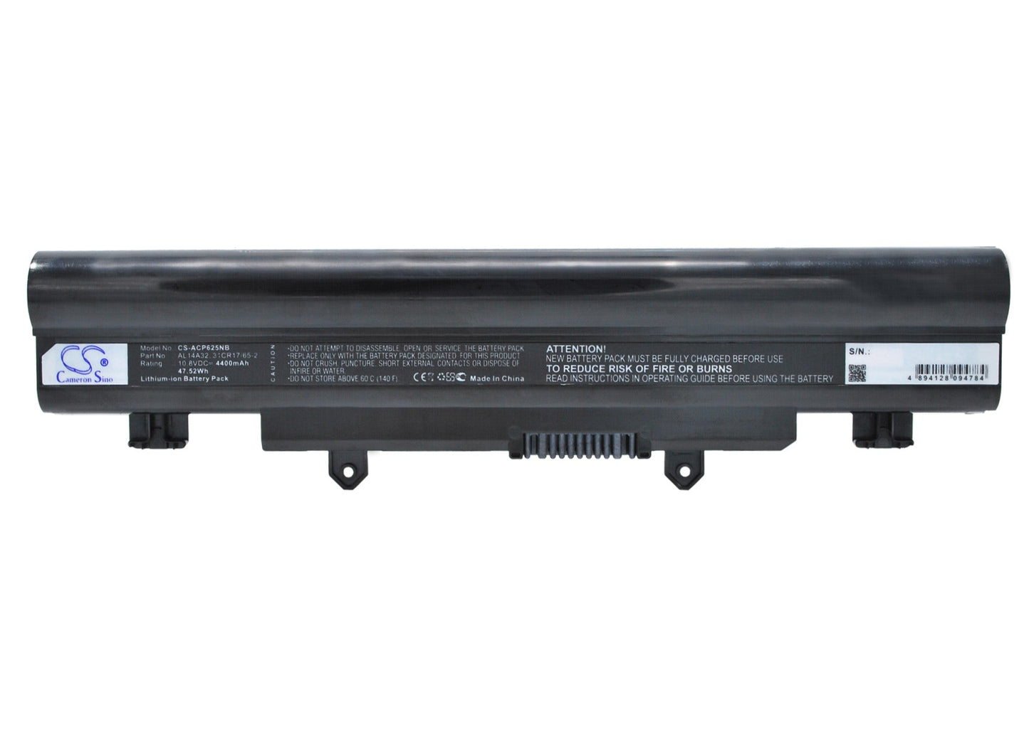Replacement Battery for Acer Aspire E1-571 – Notebook, Laptop – 4400mAh / 47.52Wh / 10.8V