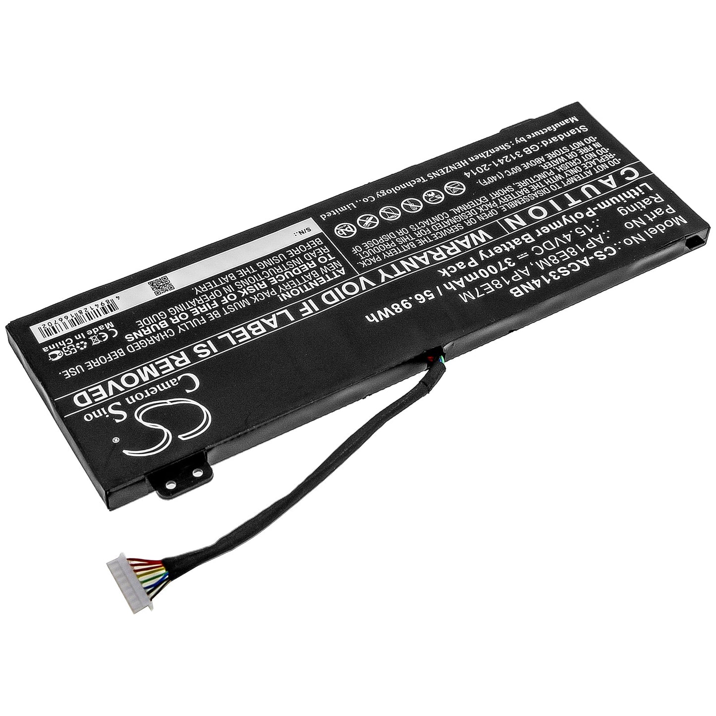 Replacement Battery for Acer Aspire 7 715-74G-52MV – Notebook, Laptop – 3700mAh / 56.98Wh / 15.4V