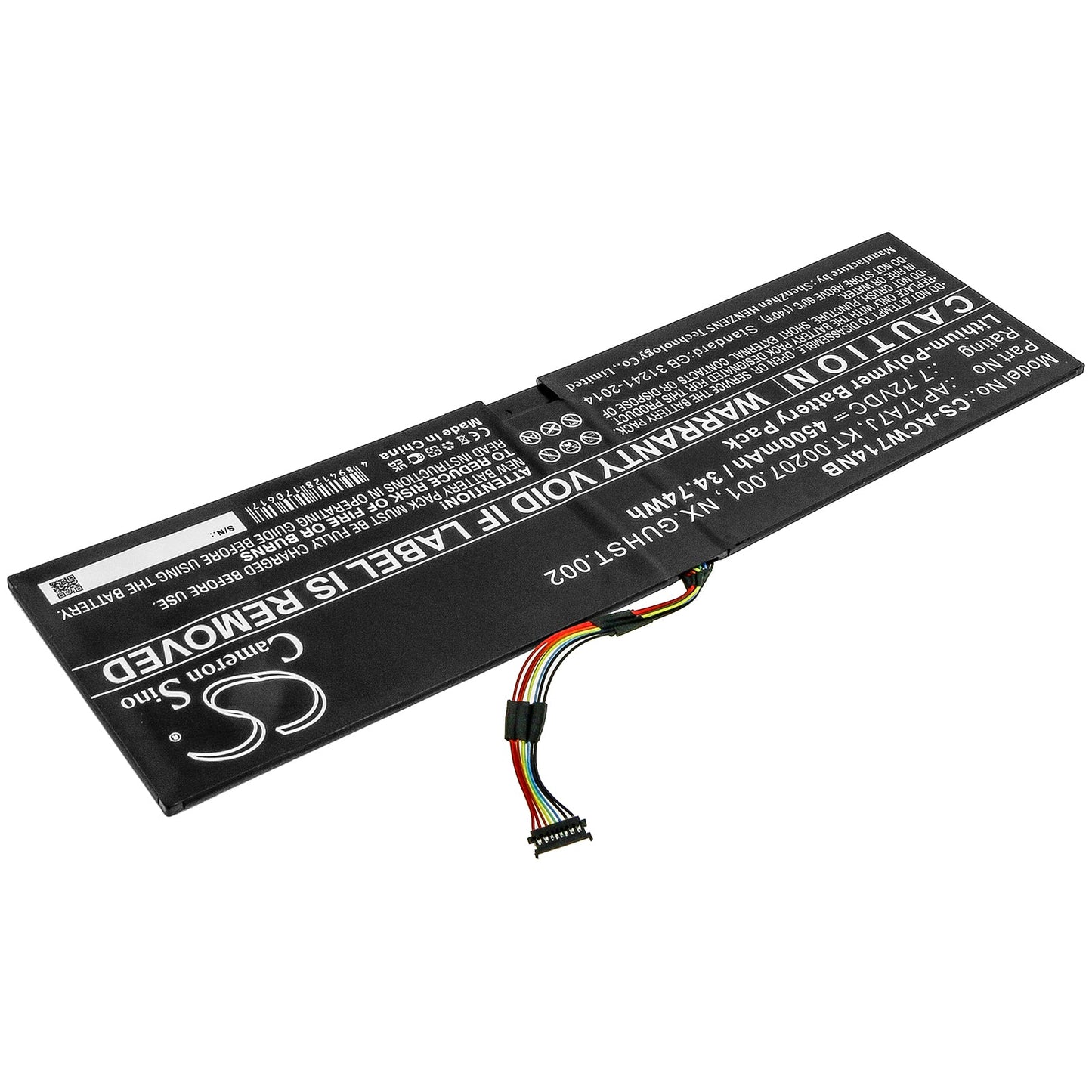 Replacement Battery for Acer Swift 7 SF714-51T – Notebook, Laptop – 4500mAh / 34.74Wh / 7.72V