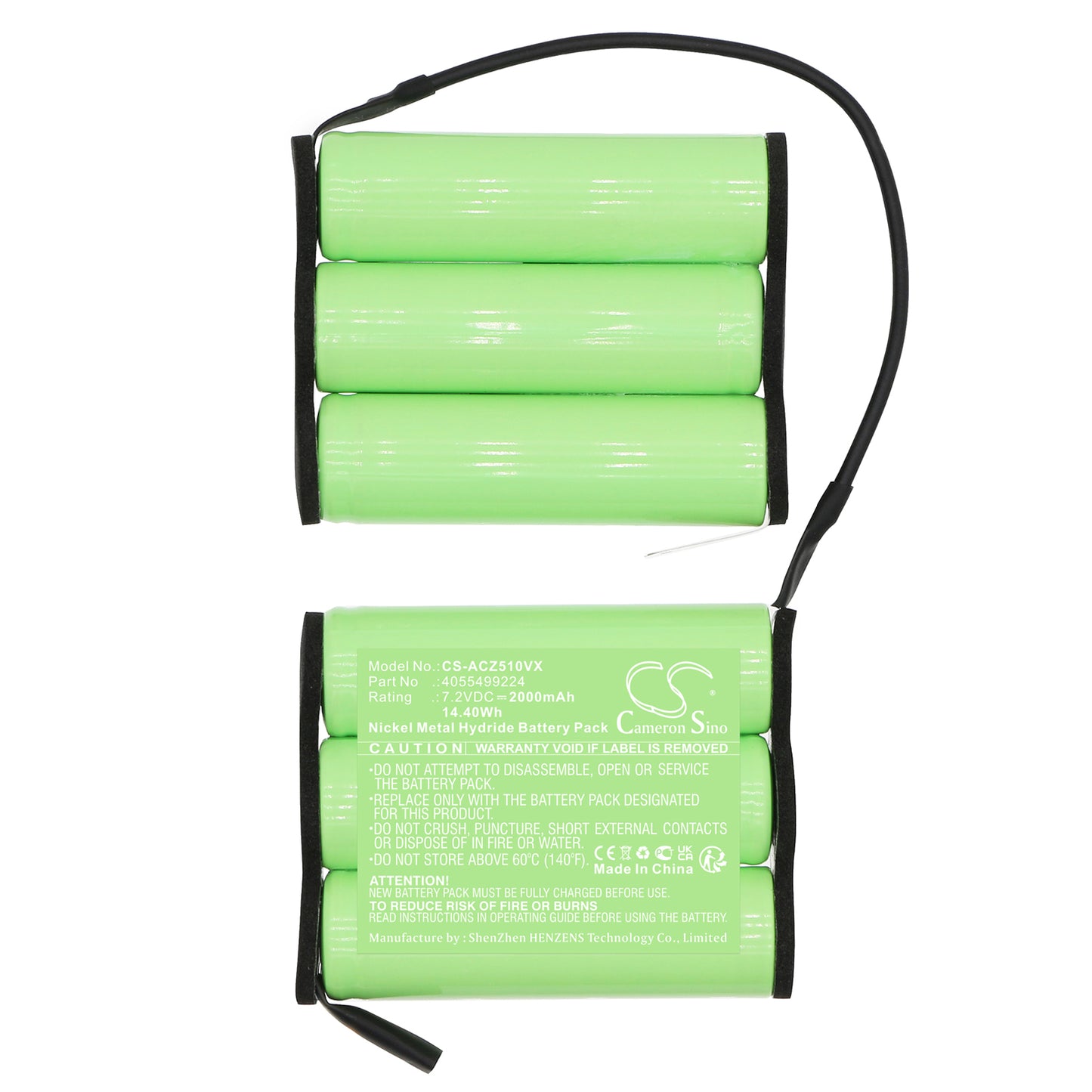 Replacement Battery for AEG ZB5106 – 2000mAh / 14.40Wh