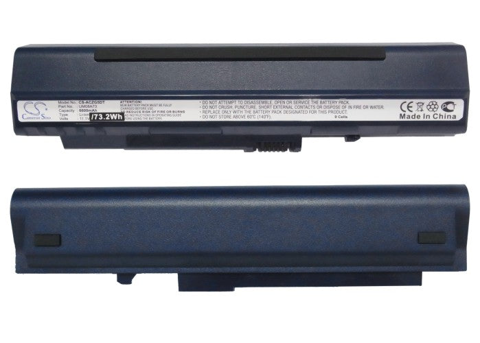 Replacement Battery for Gateway LT1000 – Notebook, Laptop – 4400mAh / 11.1V