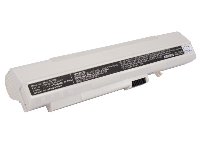 Replacement Battery for Acer Aspire One – Notebook, Laptop – 7800mAh / 11.1V