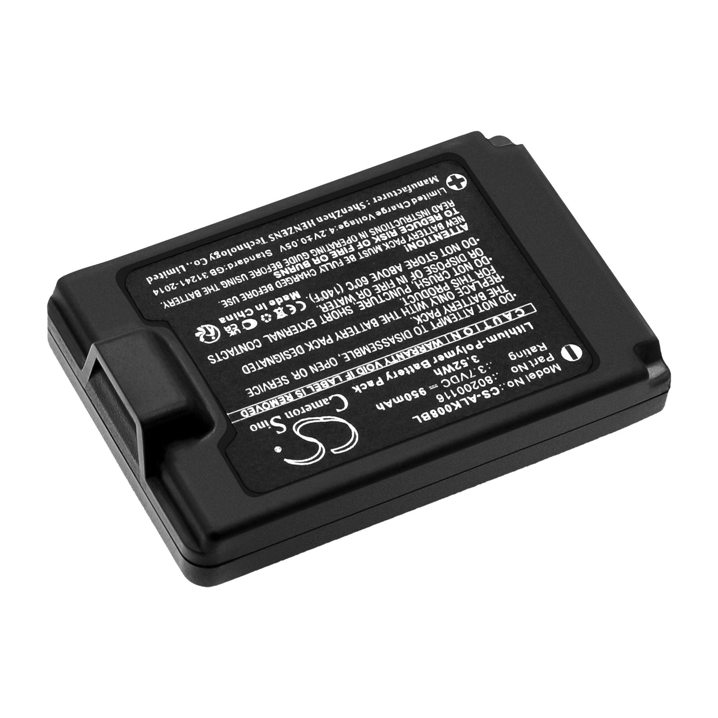 Replacement Battery for Autec A8B – Crane Remote Control – 950mAh / 3.52Wh / 3.7V