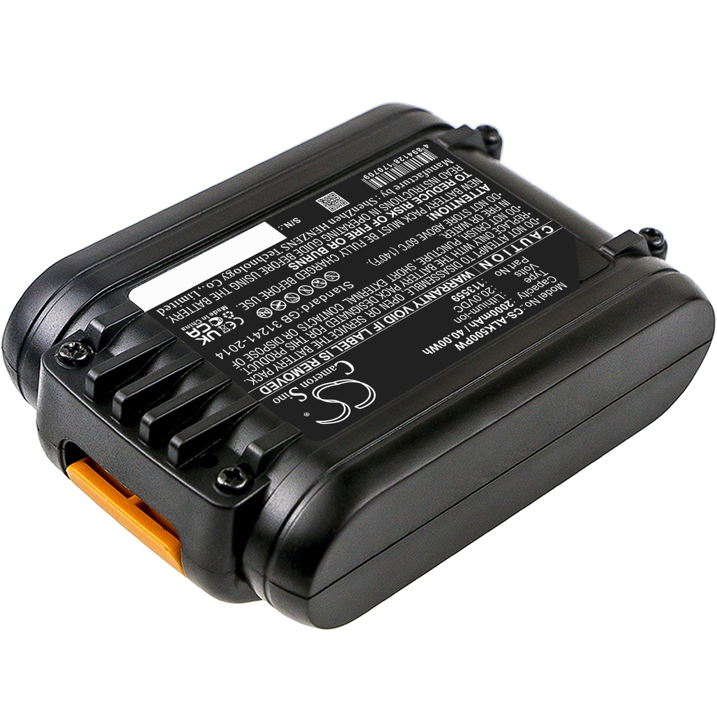 Replacement Battery for AL-KO 34.8 Li lawn mover CSA 2020 (113538), Easy Flex 34.8 Li Lawnmower, – 2000mAh / 40.00Wh