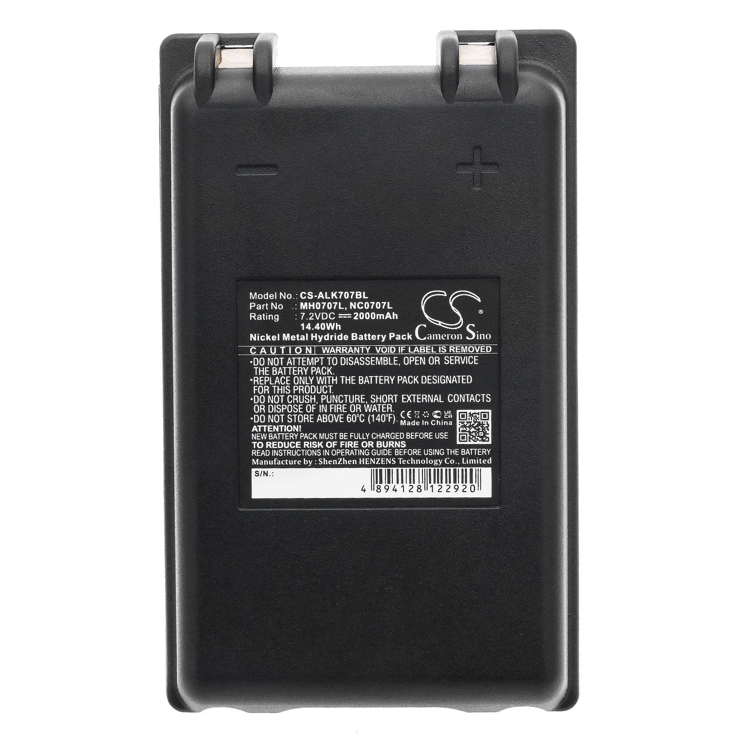 Replacement Battery for Autec CB71.F – Crane Remote Control – 2000mAh / 14.40Wh / 7.2V