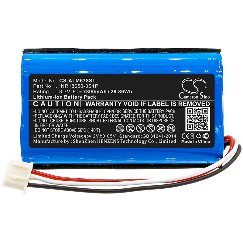 Replacement Battery for Altec Lansing iMW678 – 7800mAh / 28.86Wh