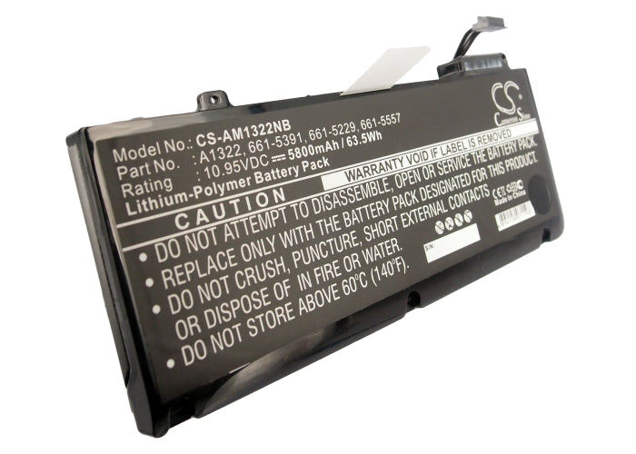 Replacement Battery for Apple MacBook Pro 13 – Notebook, Laptop – 5800mAh / 63.51Wh / 10.95V