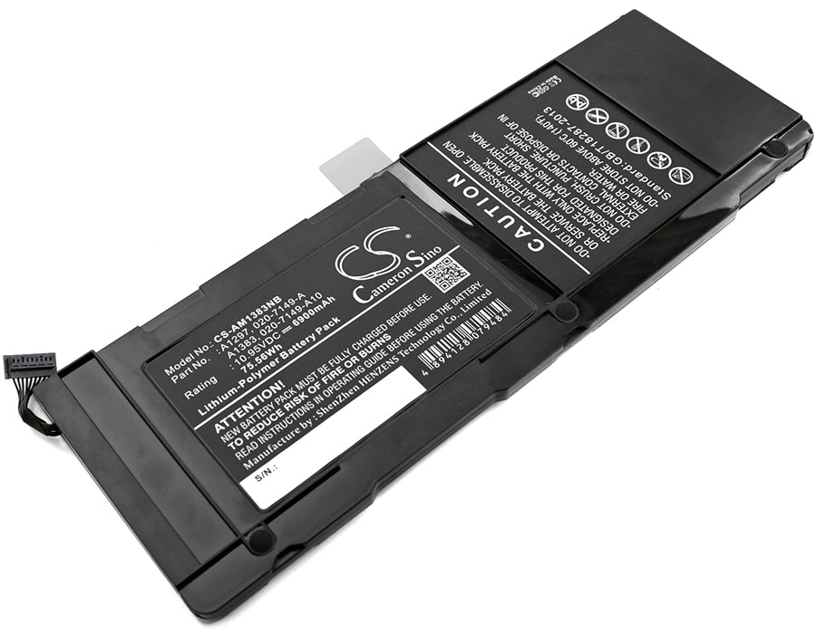 Replacement Battery for Apple MacBook Pro 17 – Notebook, Laptop – 6900mAh / 75.56Wh / 10.95V