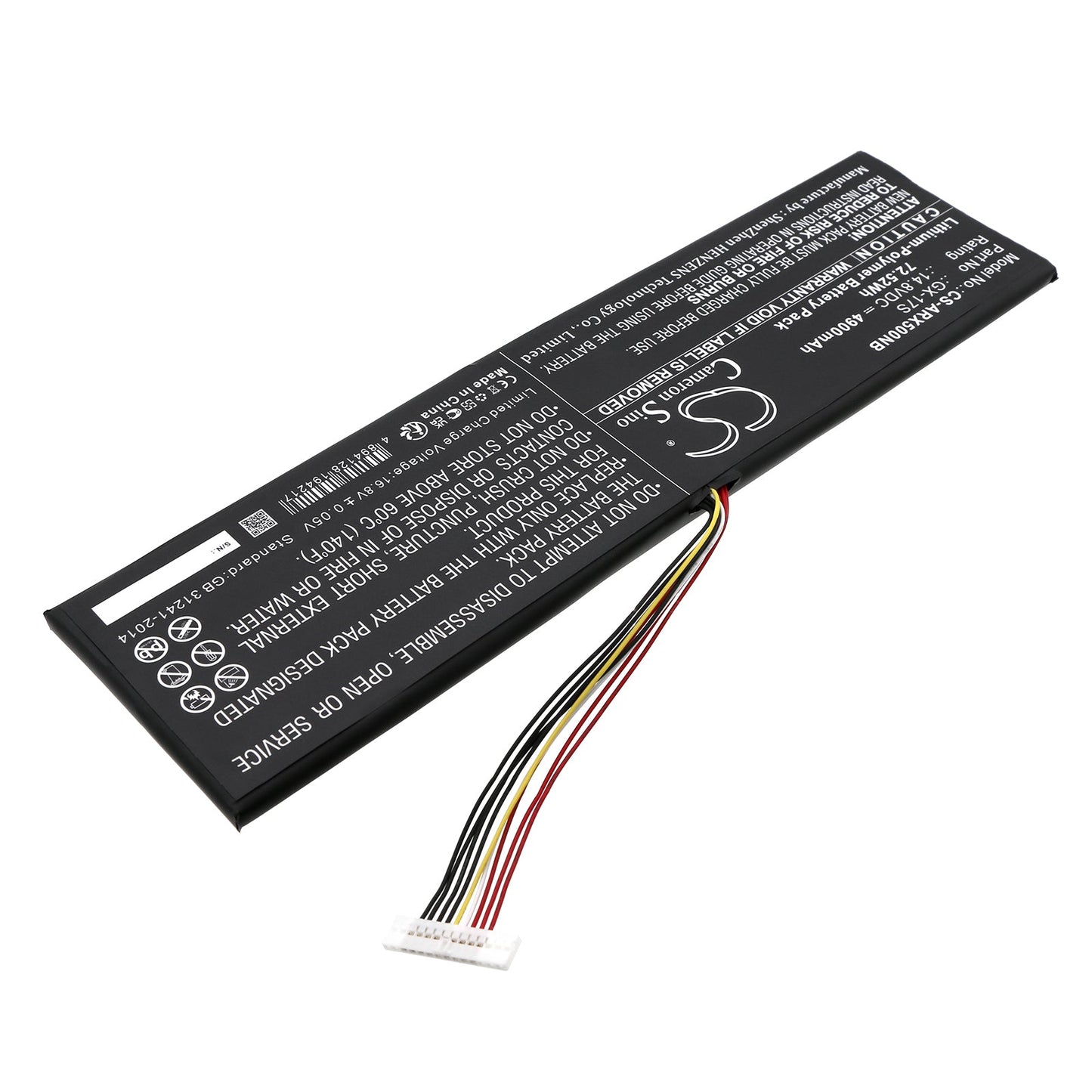 Replacement Battery for Aorus X3 Plus v3 – Notebook, Laptop – 4900mAh / 72.52Wh / 14.8V