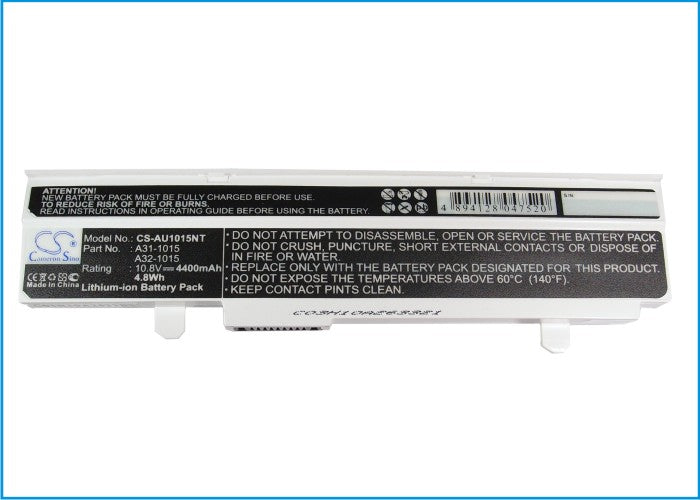Replacement Battery for Asus Eee PC 1015 – Notebook, Laptop – 4400mAh / 10.8V