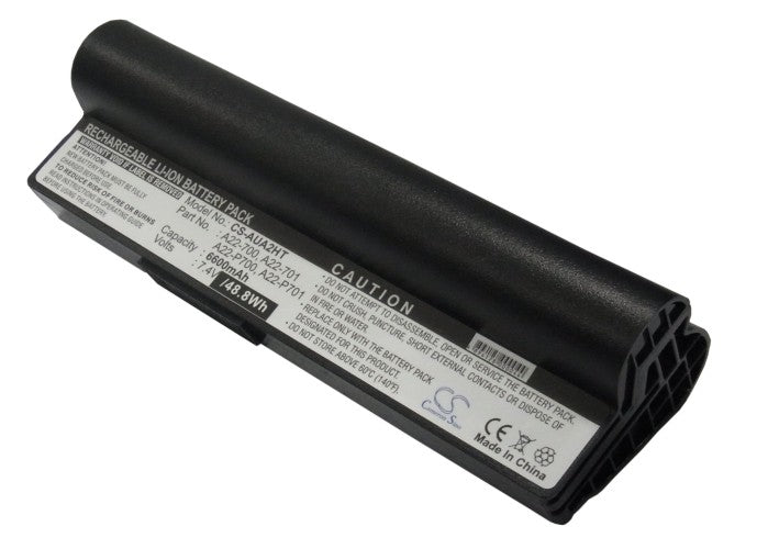 Replacement Battery for Asus Eee PC 2G Linux – Notebook, Laptop – 6600mAh / 7.4V