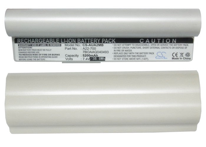 Replacement Battery for Asus Eee PC 2G Linux – Notebook, Laptop – 5200mAh / 7.4V