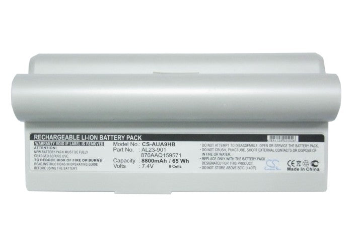 Replacement Battery for Asus Eee PC 1000 – Notebook, Laptop – 8800mAh / 7.4V