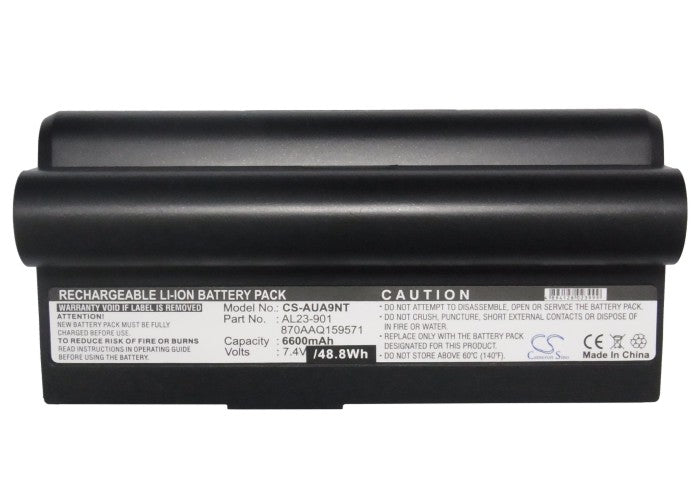 Replacement Battery for Asus Eee PC 1000 – Notebook, Laptop – 6600mAh / 7.4V