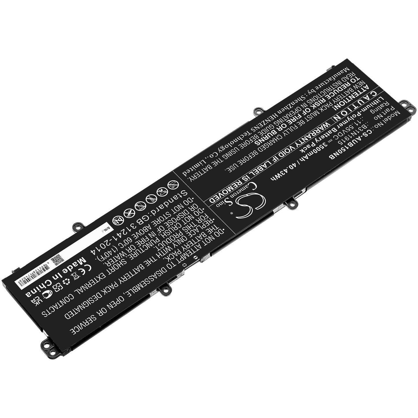 Replacement Battery for Asus BR1100CKA – Notebook, Laptop – 3500mAh / 40.43Wh / 11.55V
