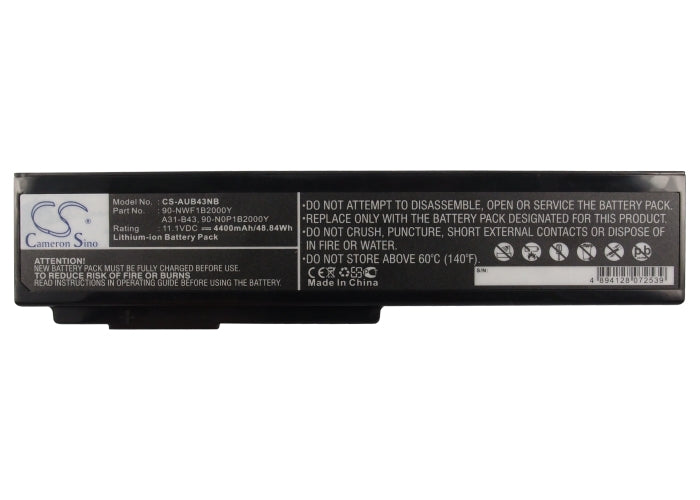 Replacement Battery for Asus B43 – Notebook, Laptop – 4400mAh/48.84Wh / 11.1V