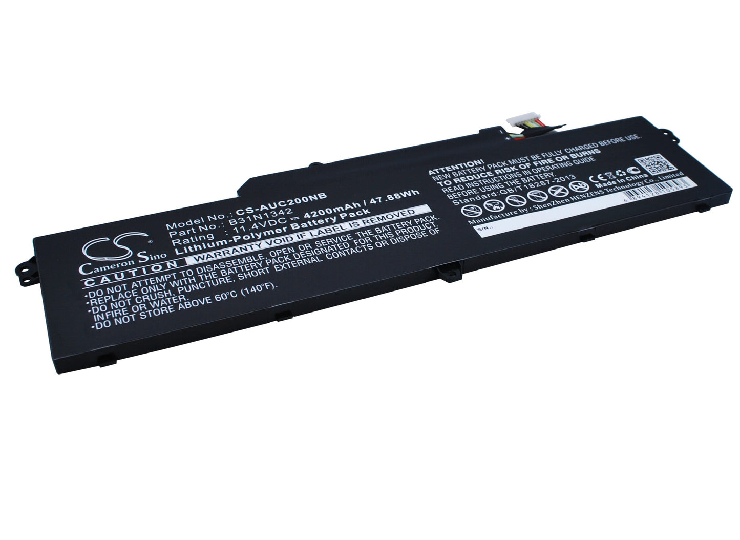 Replacement Battery for Asus C200MA-DS01 – Notebook, Laptop – 4200mAh / 47.88Wh / 11.4V
