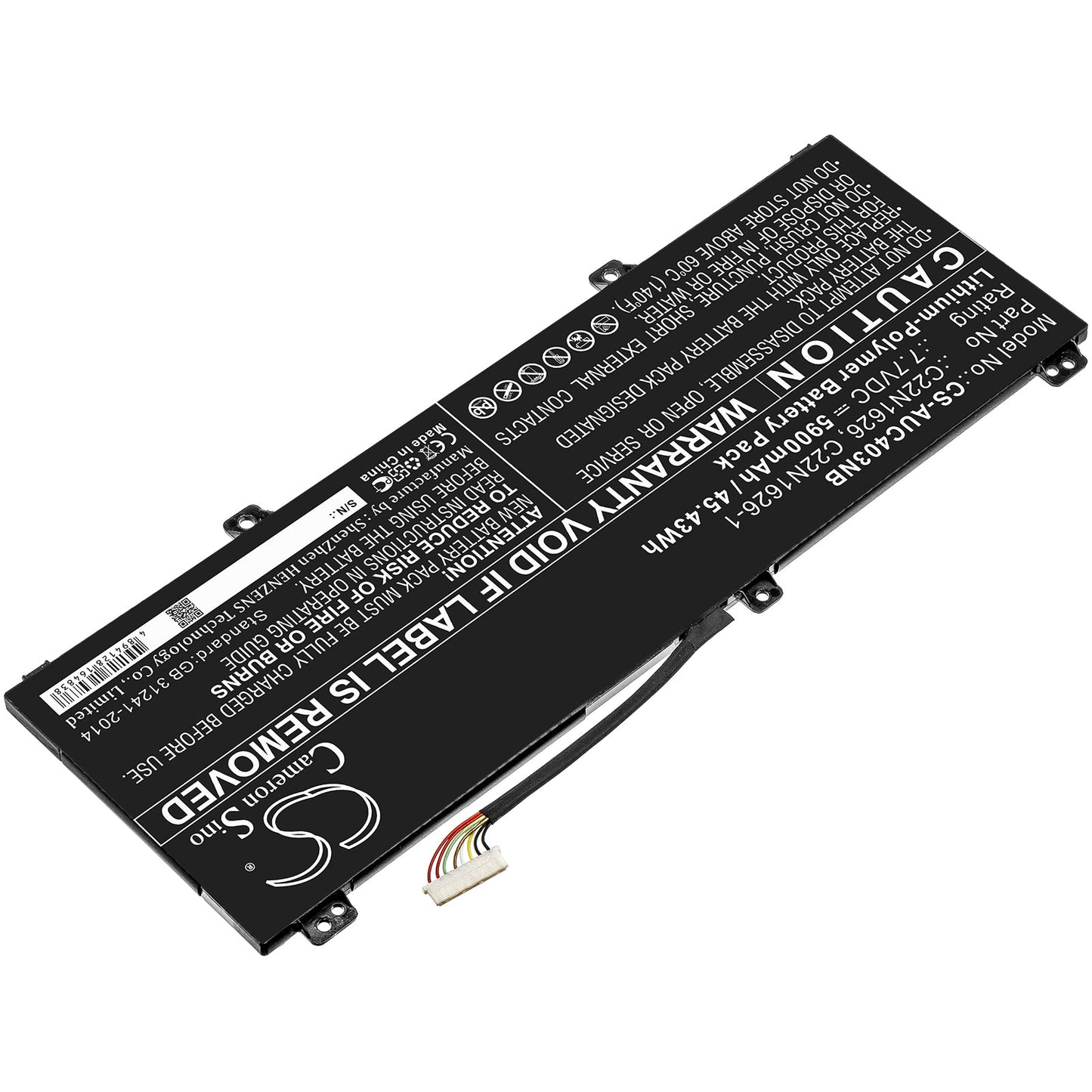 Replacement Battery for Asus C213NA – Notebook, Laptop – 5900mAh / 45.43Wh / 7.7V