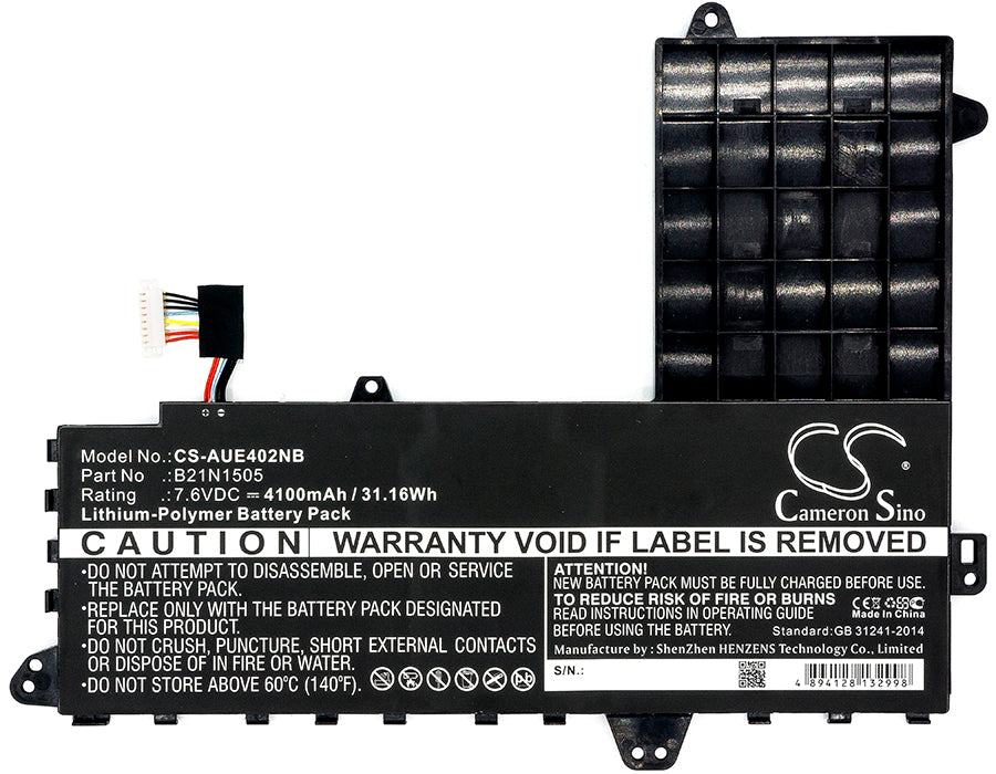 Replacement Battery for Asus E402MA-WX0001T – Notebook, Laptop – 4100mAh / 31.16Wh / 7.6V