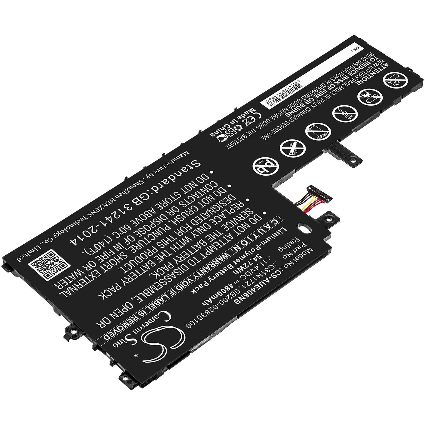 Replacement Battery for Asus E406MA – Notebook, Laptop – 4800mAh / 54.72Wh / 11.4V