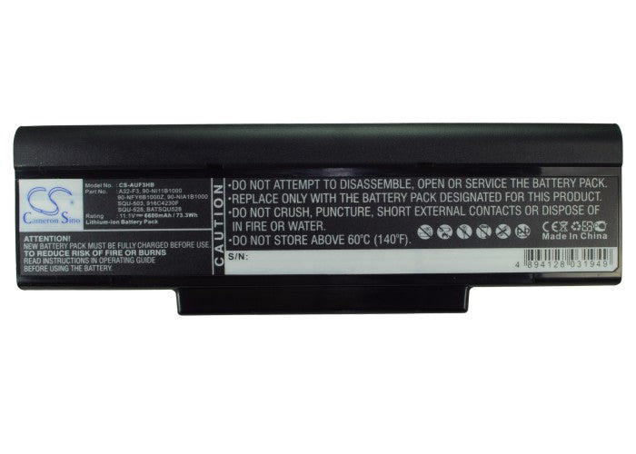 Replacement Battery for Advent 7093 – Notebook, Laptop – 6600mAh/73.26Wh / 11.1V
