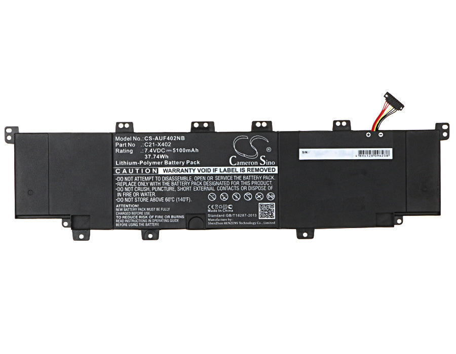 Replacement Battery for Asus F402C – Notebook, Laptop – 5100mAh / 37.74Wh / 7.4V