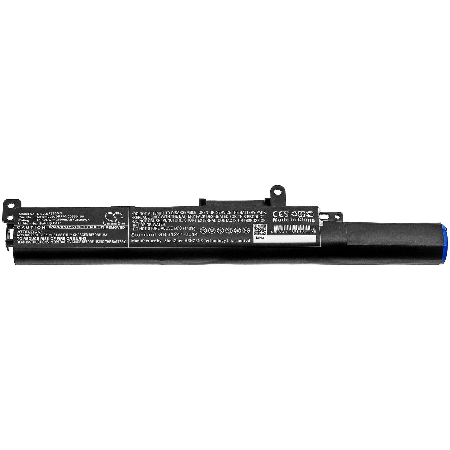 Replacement Battery for Asus A560UD – Notebook, Laptop – 2600mAh / 28.08Wh / 10.8V