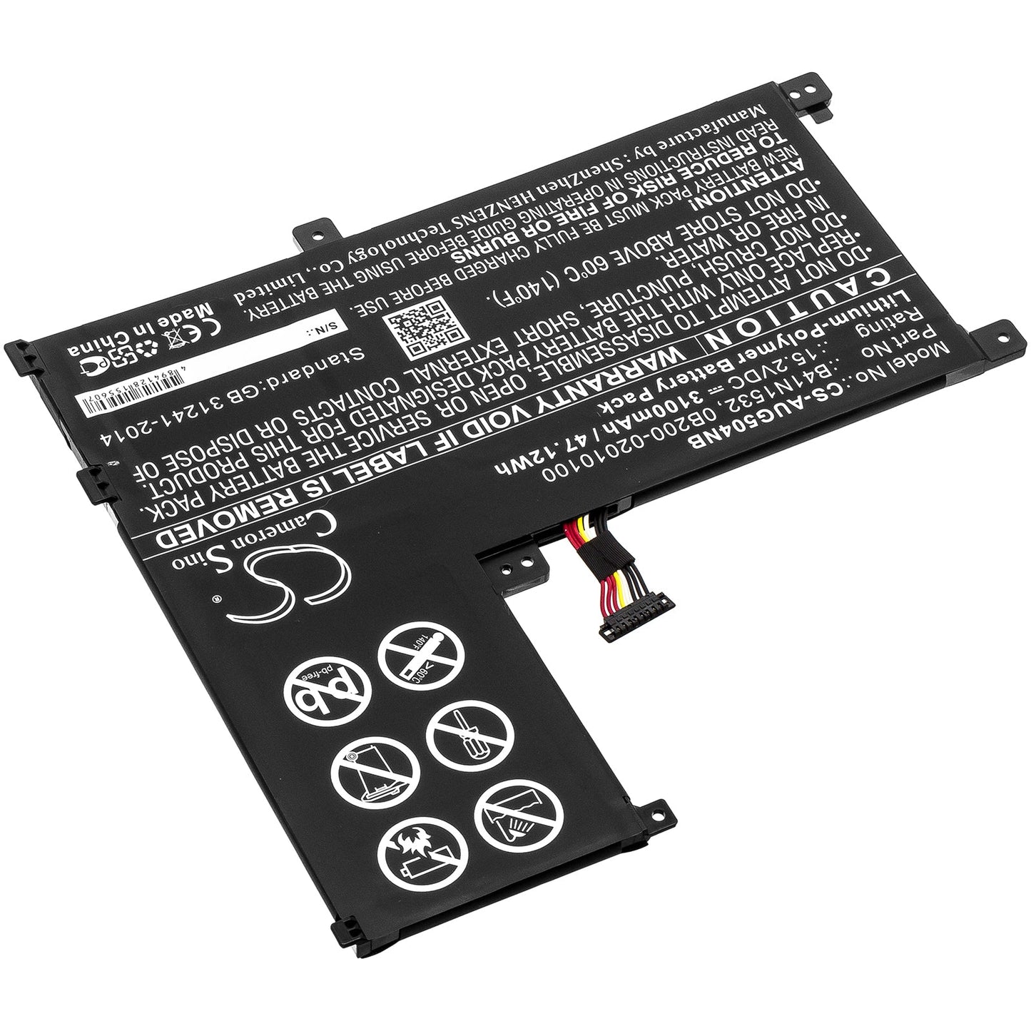 Replacement Battery for Asus Q504U – Notebook, Laptop – 3100mAh / 47.12Wh / 15.2V