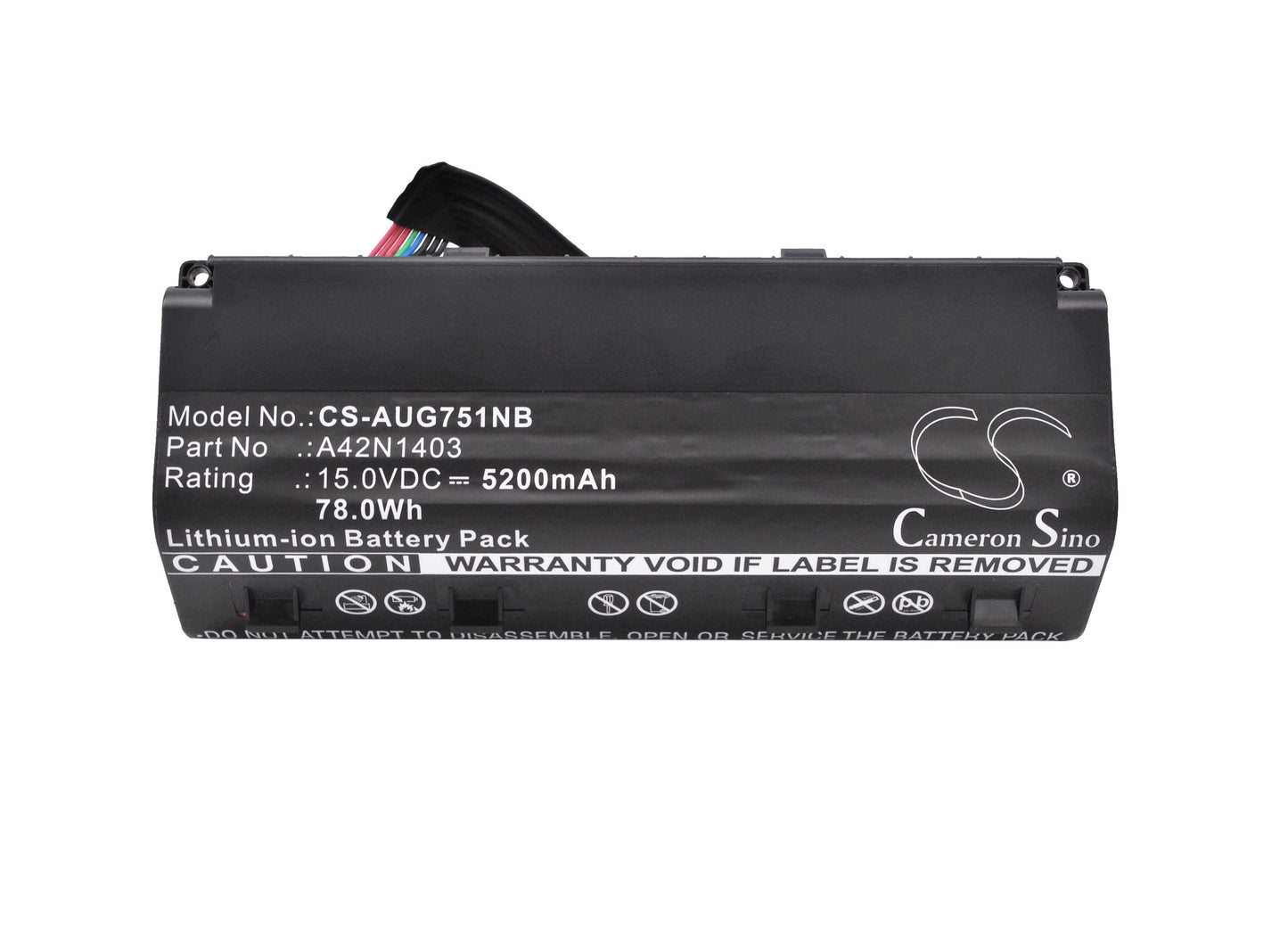 Replacement Battery for Asus G751 – Notebook, Laptop – 5200mAh / 78.00Wh / 15.0V