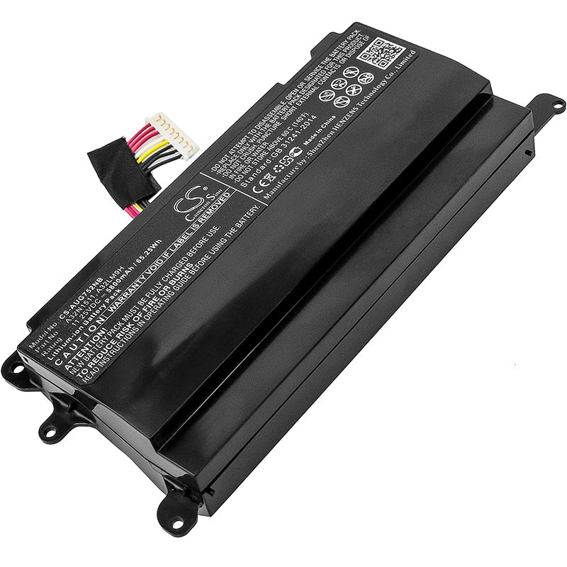 Replacement Battery for Asus G752V – Notebook, Laptop – 5800mAh / 65.25Wh / 11.25V