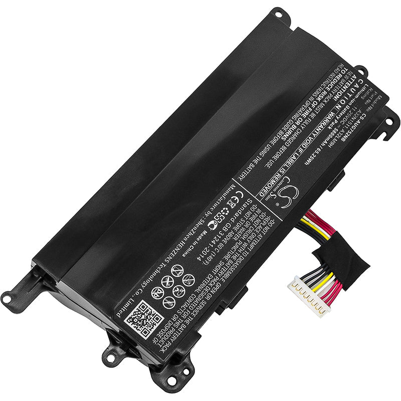Replacement Battery for Asus G752V – Notebook, Laptop – 5800mAh / 65.25Wh / 11.25V