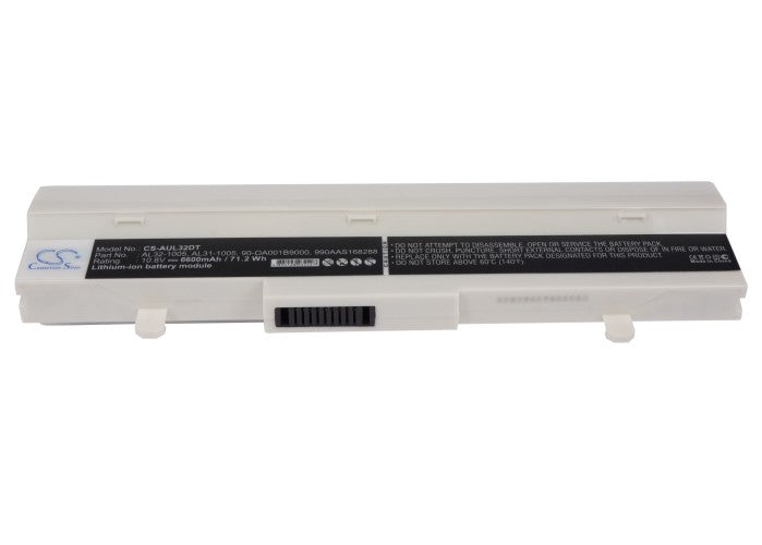 Replacement Battery for Asus Eee PC 1001HA – Notebook, Laptop – 6600mAh / 10.8V