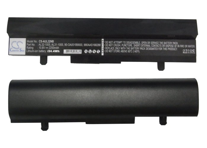 Replacement Battery for Asus Eee PC 1001HA – Notebook, Laptop – 2200mAh / 10.8V