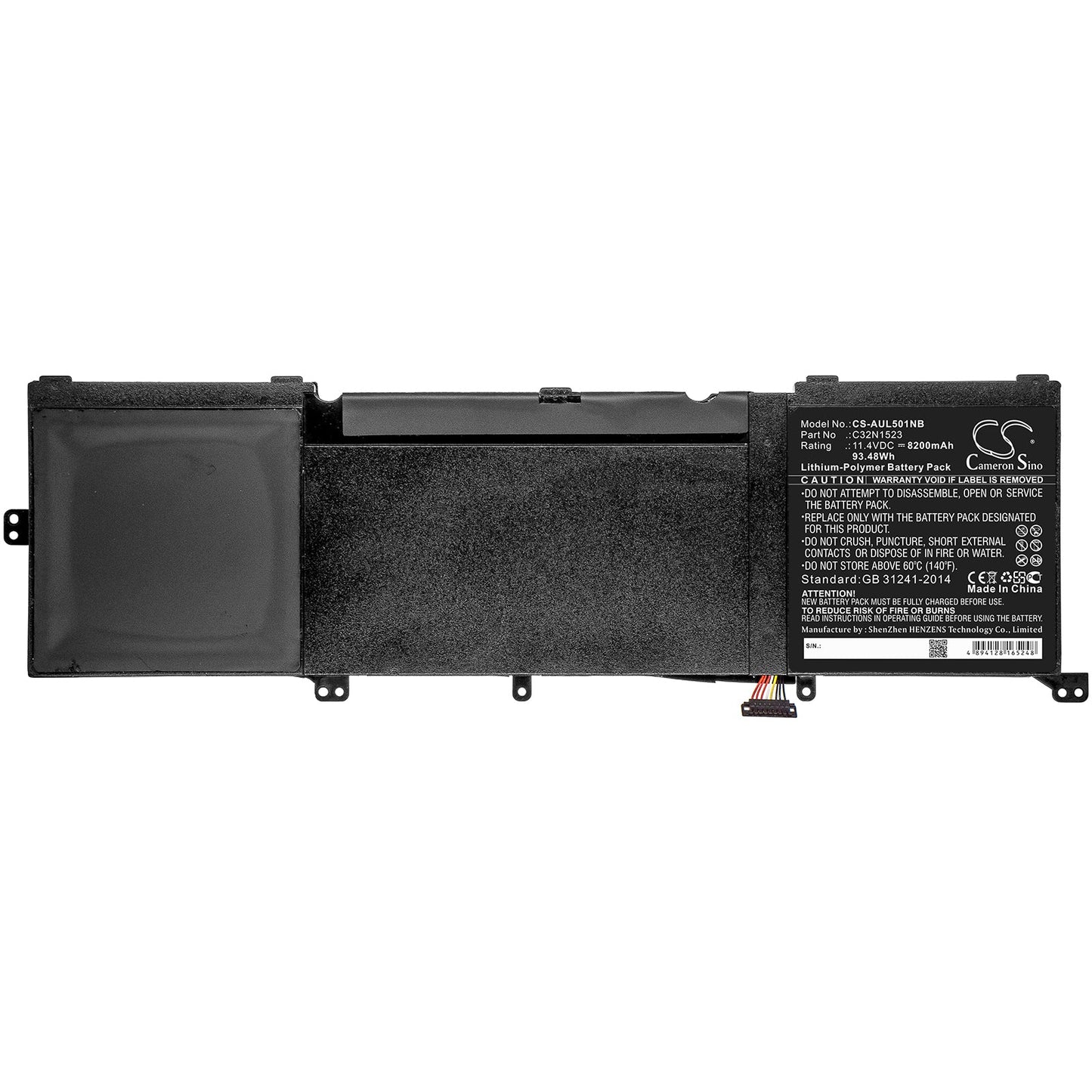 Replacement Battery for Asus N501L – Notebook, Laptop – 8200mAh / 93.48Wh / 11.4V