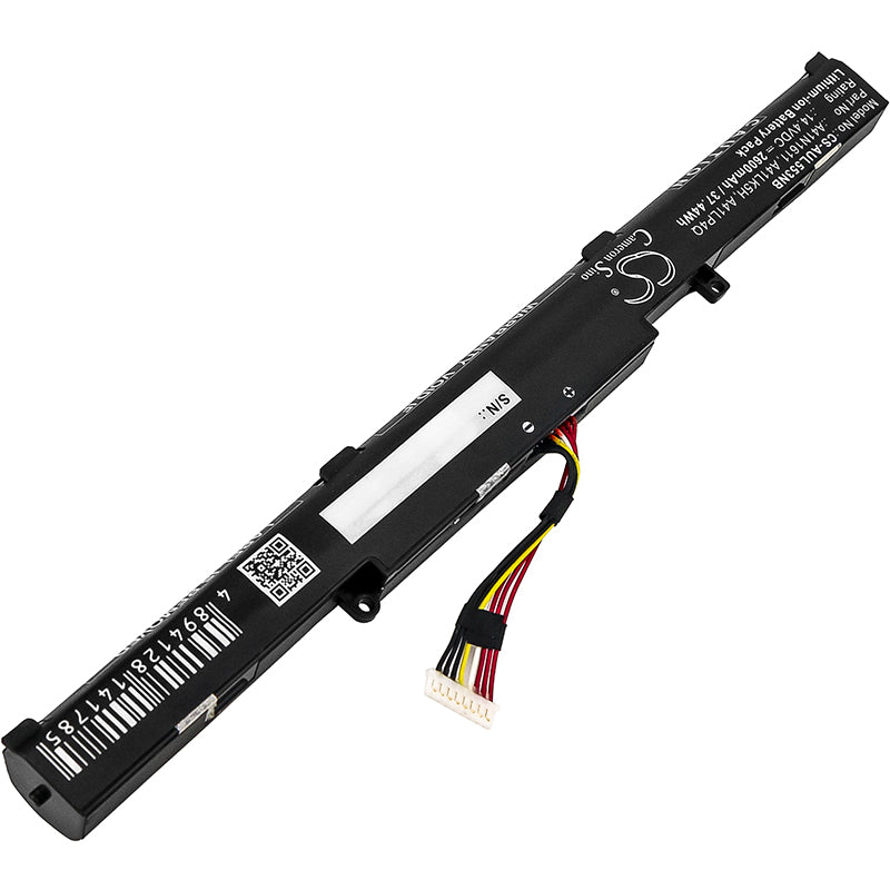 Replacement Battery for Asus GL553VD – Notebook, Laptop – 2600mAh / 37.44Wh / 14.4V