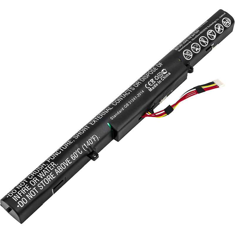 Replacement Battery for Asus GL553VD – Notebook, Laptop – 2600mAh / 37.44Wh / 14.4V