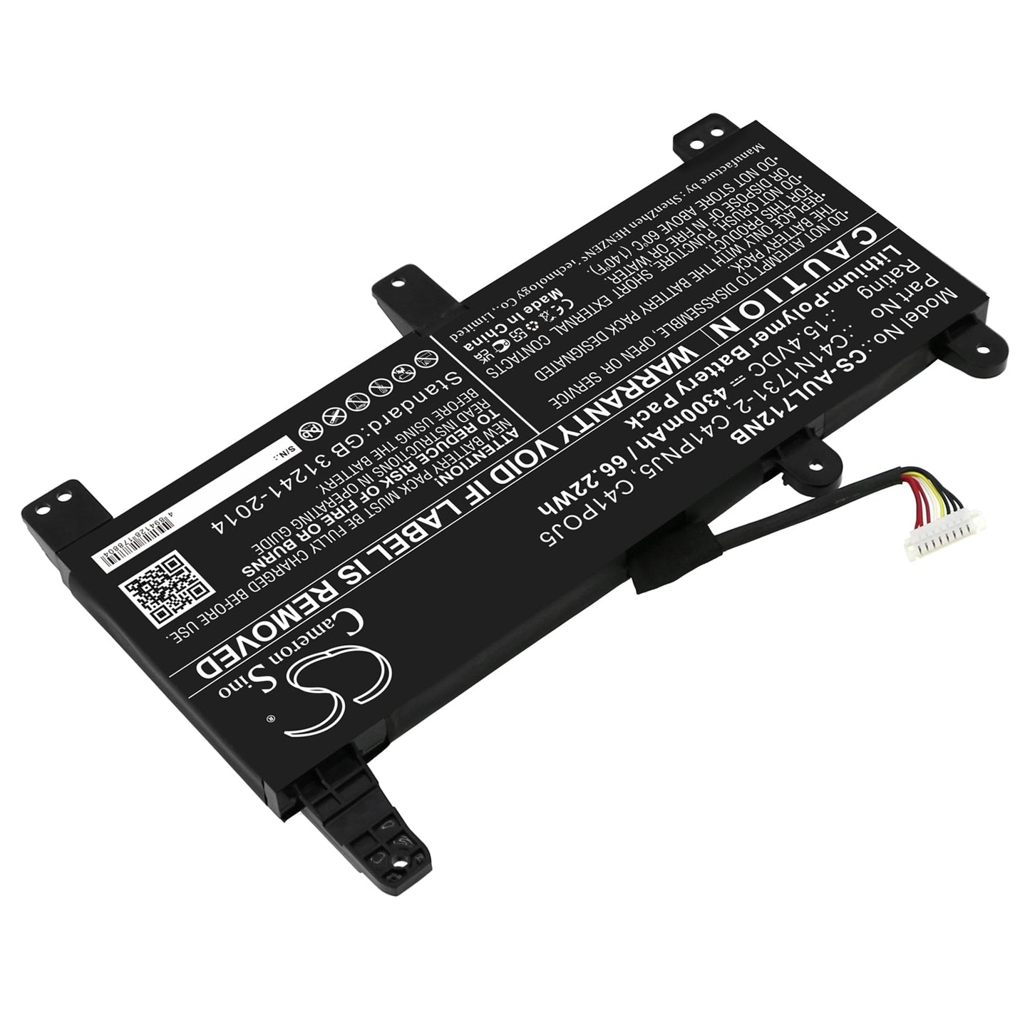 Replacement Battery for Asus G731GW – Notebook, Laptop – 4300mAh / 66.22Wh / 15.4V