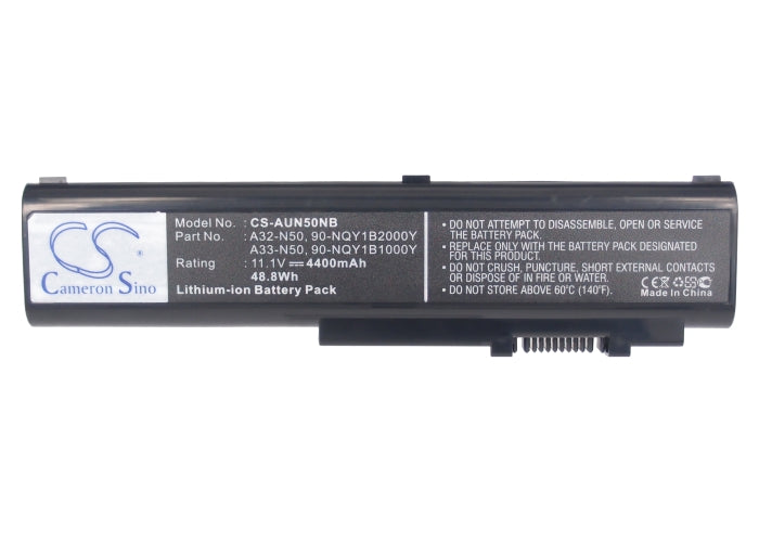 Replacement Battery for Asus N50 – Notebook, Laptop – 4400mAh/48.84Wh / 11.1V