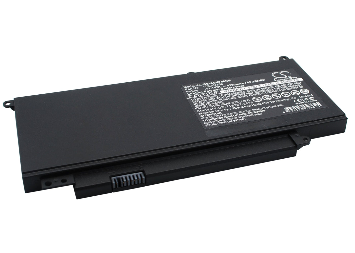 Replacement Battery for Asus N750 – Notebook, Laptop – 6250mAh / 69.38Wh / 11.1V
