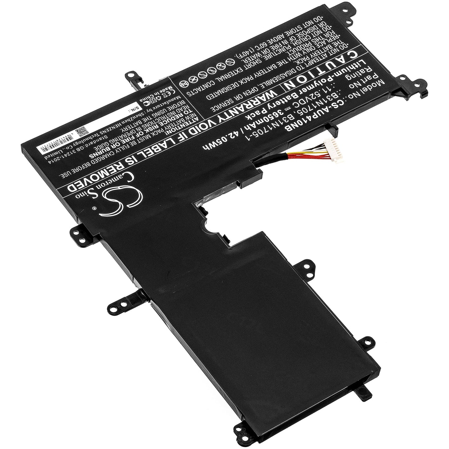 Replacement Battery for Asus Q405UA – Notebook, Laptop – 3650mAh / 42.05Wh / 11.52V