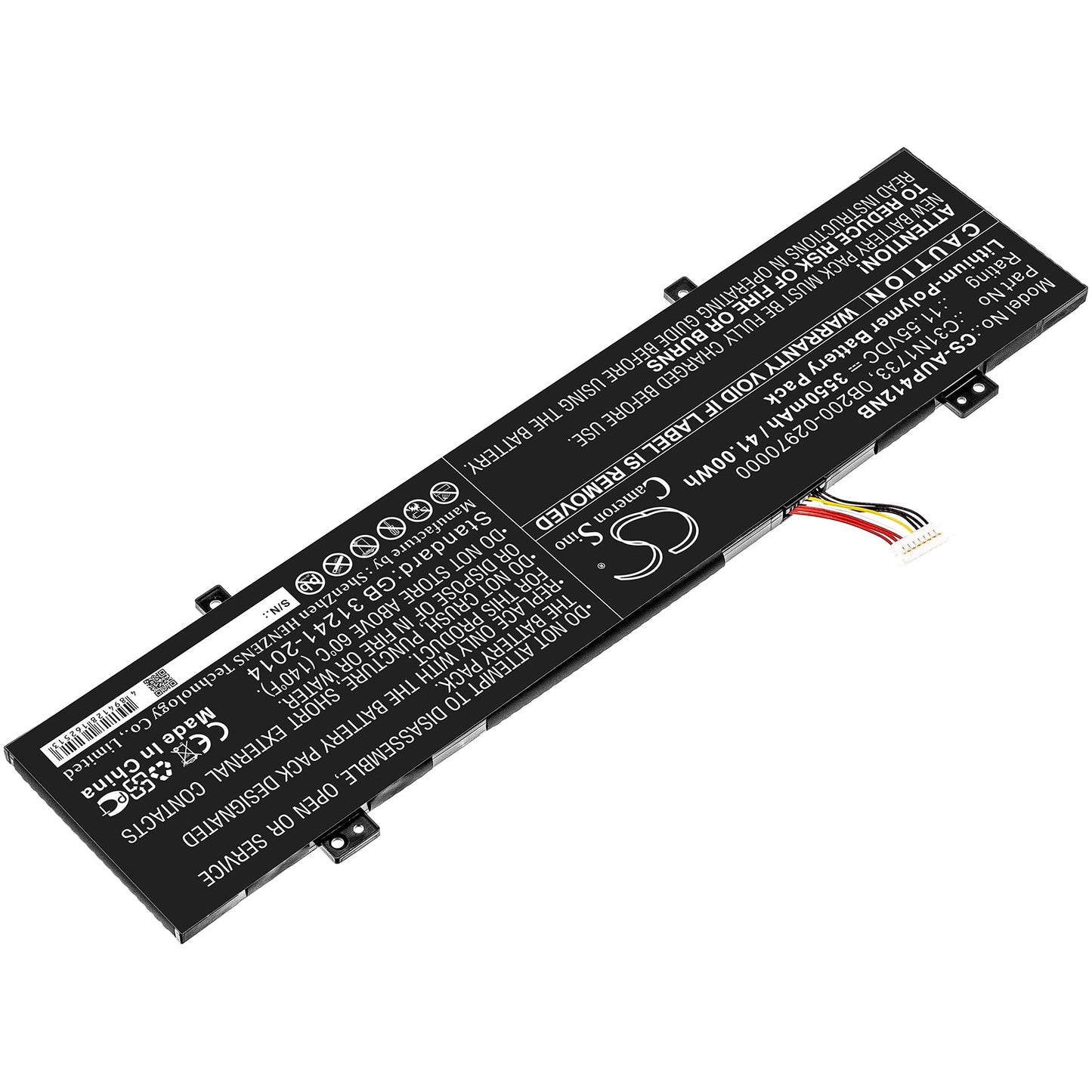Replacement Battery for Asus TP412FA – Notebook, Laptop – 3550mAh / 41.00Wh / 11.55V