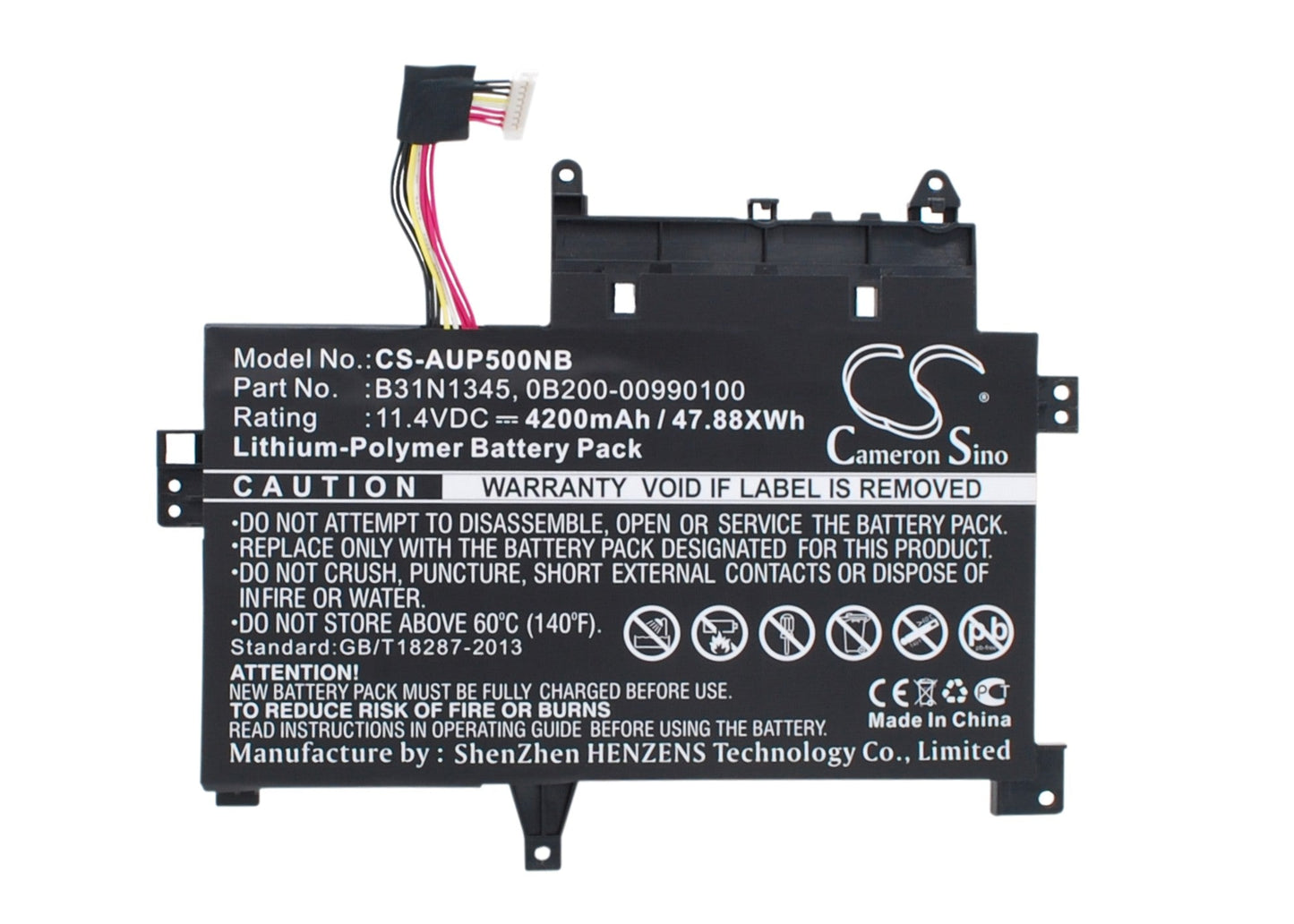 Replacement Battery for Asus Transformer Book Flip TP500LA – Notebook, Laptop – 4200mAh / 47.88Wh / 11.4V