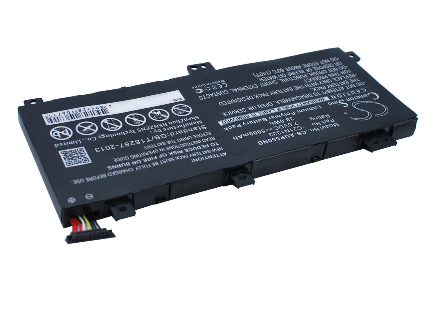 Replacement Battery for Asus J550LA – Notebook, Laptop – 5000mAh / 38.00Wh / 7.6V