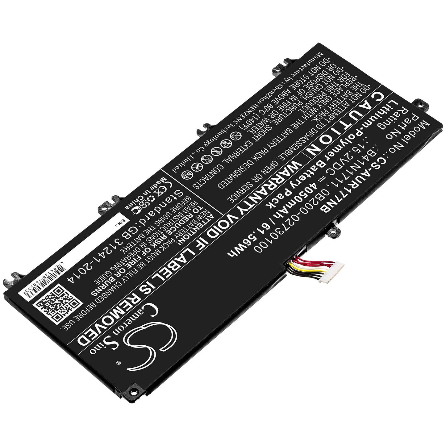 Replacement Battery for Asus FX503VD-0072C7300HQ – Notebook, Laptop – 4050mAh / 61.56Wh / 15.2V